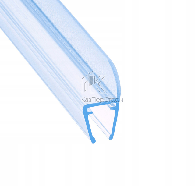 Уплотнитель угловой OR-091 для душевой перегородки на неподвижное стекло