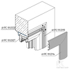Комплект дверной коробки ALT-111 с профилями AYPC.111.0119 и AYPC.111.0120