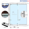 Комплект фурнитуры Dormakaba PT10-PT20-BTS60-UL1240