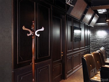 Стеновые панели из шпона цвета венге