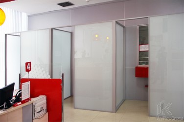 Кассовые перегородки в Банк Хоум Кредит