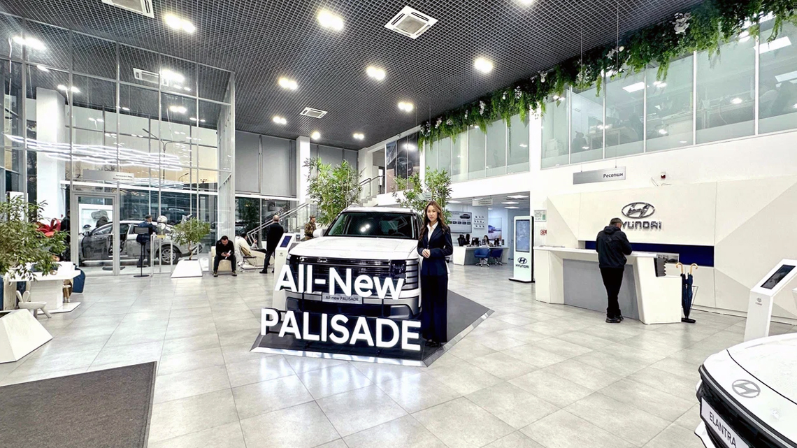 Шоурум автосалона «Hyundai Qalqaman»