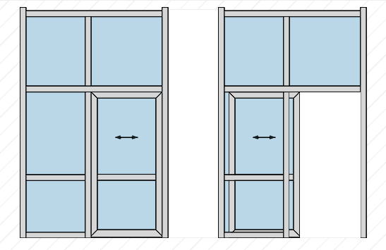 Раздвижная система Alutech ALT-111