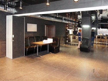 Трансформируемая перегородка на парковке